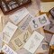 Vintage Floral Stationery Wooden Stamp DIY Decorative Prints Stamps Set for Journaling Crafts Card Making Painting Teaching